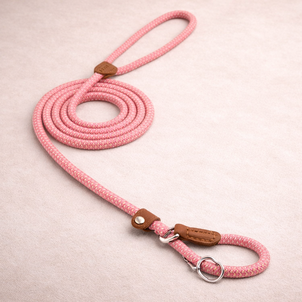 Braided Rope Dog Lead Set